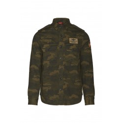 CAMICIA IN COTONE MOTIVO CAMOUFLAGE AERONAUTICA MILITARE